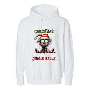 If I Had Anymore Xmas Spirit ID Be Shitting Jingle Bell Dog Gift Garment-Dyed Fleece Hoodie