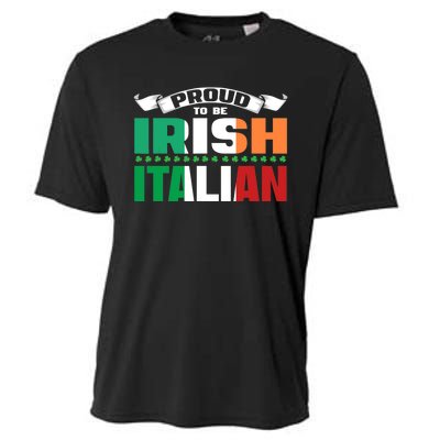 Irish Italian Heritage design Proud to be Irish Italian Cooling Performance Crew T-Shirt