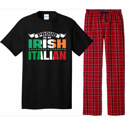 Irish Italian Heritage design Proud to be Irish Italian Pajama Set