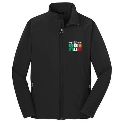 Irish Italian Heritage design Proud to be Irish Italian Core Soft Shell Jacket