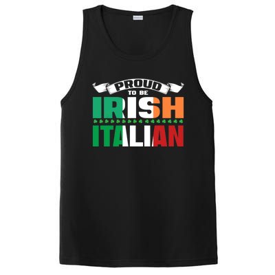 Irish Italian Heritage design Proud to be Irish Italian PosiCharge Competitor Tank