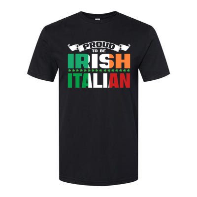 Irish Italian Heritage design Proud to be Irish Italian Softstyle CVC T-Shirt