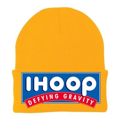 Ihoop I Hoop Defying Gravity Basketball & Basketballer Knit Cap Winter Beanie