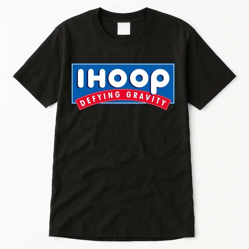 Ihoop I Hoop Defying Gravity Basketball & Basketballer Tall T-Shirt