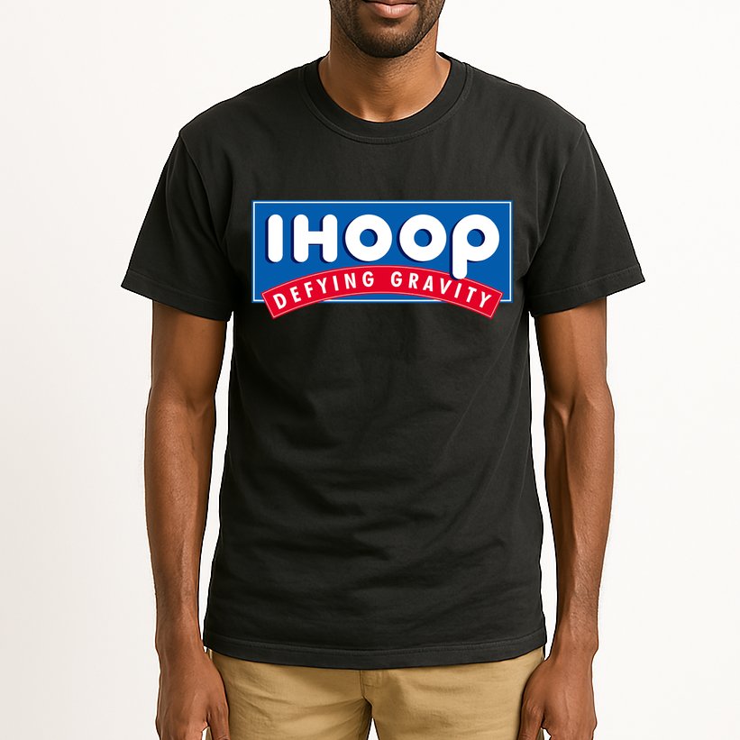 Ihoop I Hoop Defying Gravity Basketball & Basketballer Tall T-Shirt