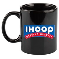 Ihoop I Hoop Defying Gravity Basketball & Basketballer 11oz C Handle Ceramic Mug