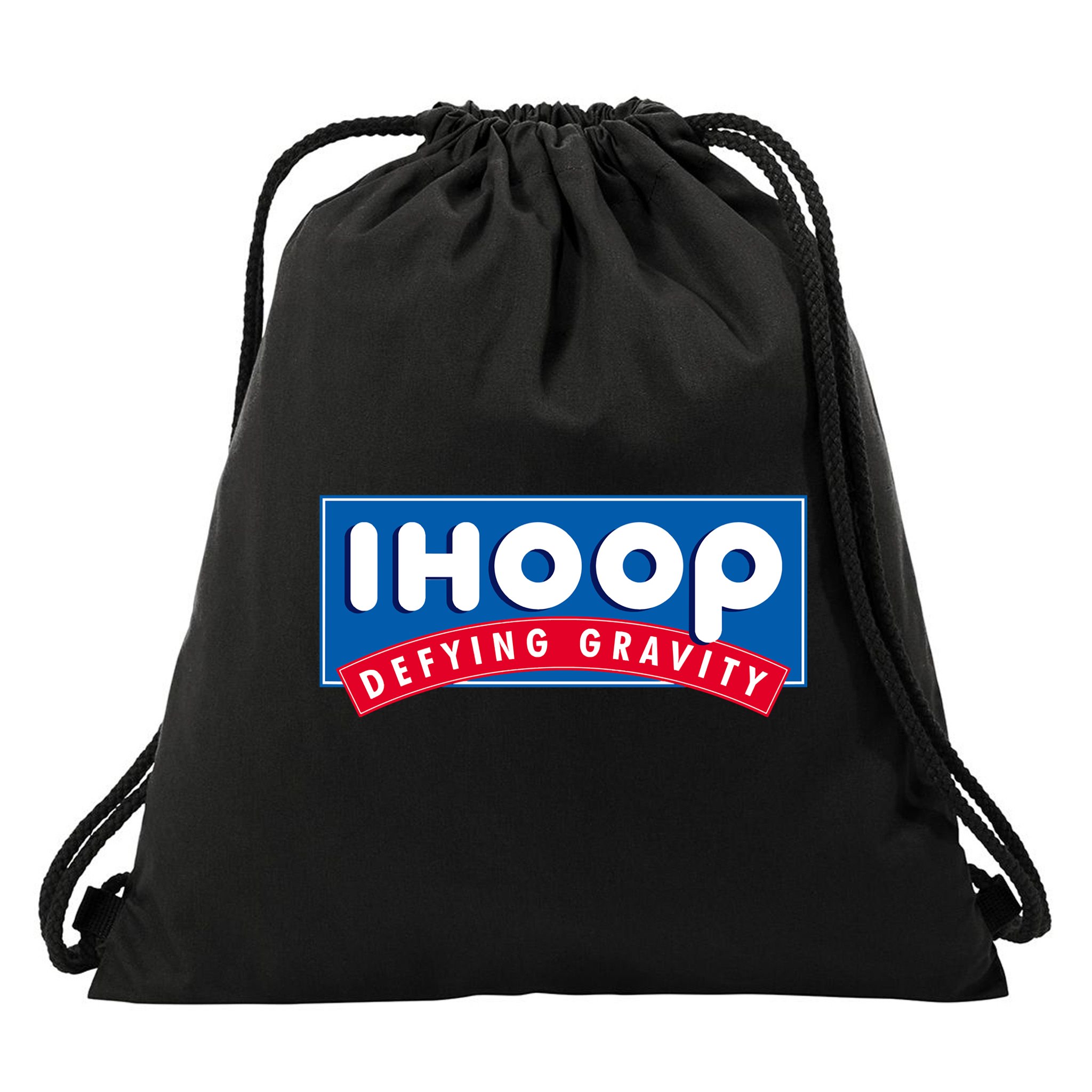 Ihoop I Hoop Defying Gravity Basketball & Basketballer Drawstring Bag