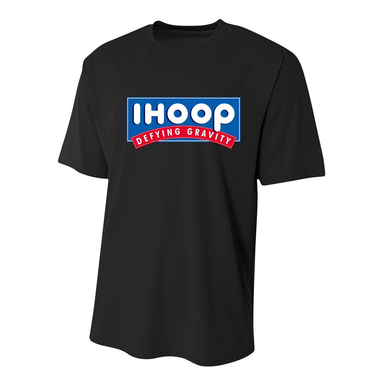 Ihoop I Hoop Defying Gravity Basketball & Basketballer Youth Performance Sprint T-Shirt
