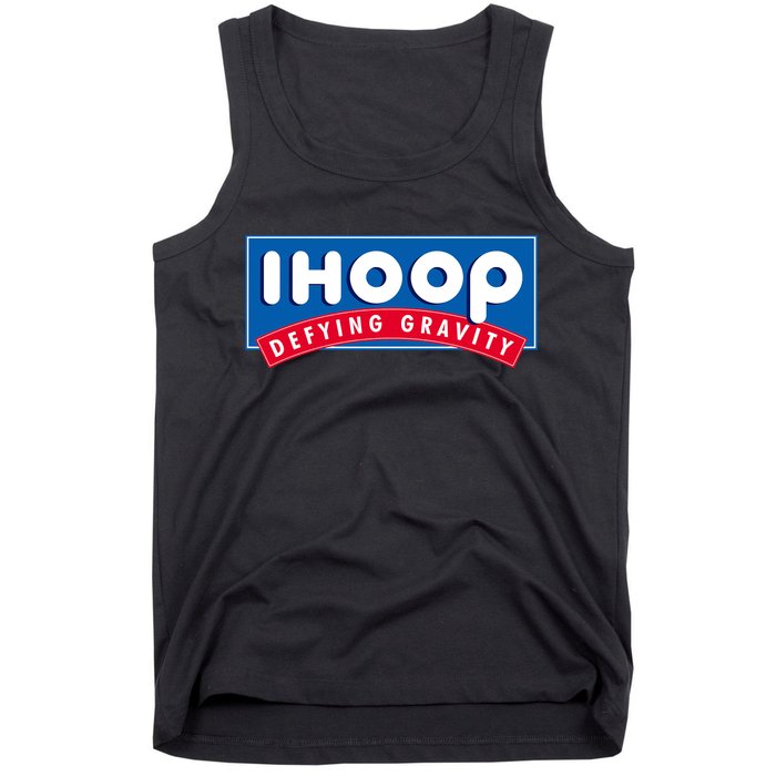 Ihoop I Hoop Defying Gravity Basketball & Basketballer Tank Top