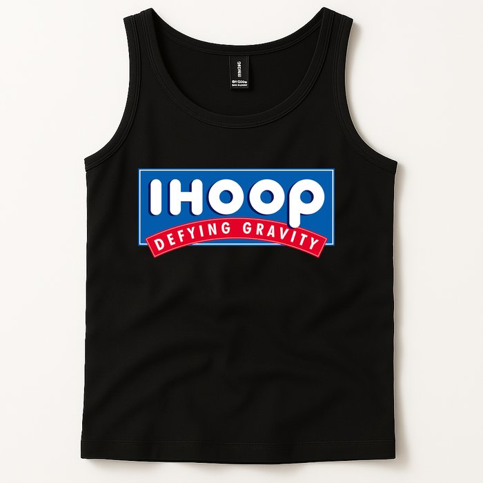 Ihoop I Hoop Defying Gravity Basketball & Basketballer Tank Top