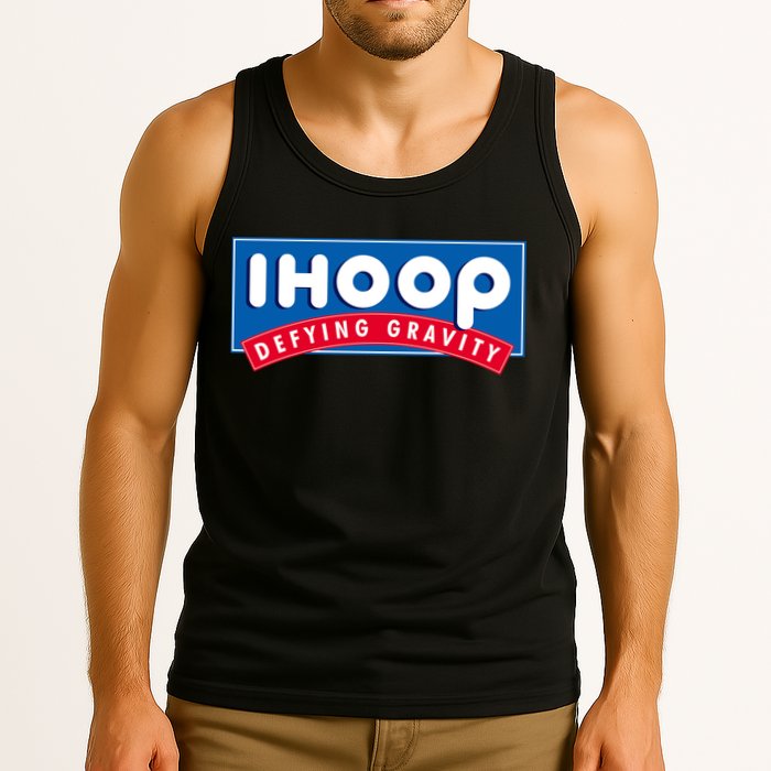 Ihoop I Hoop Defying Gravity Basketball & Basketballer Tank Top
