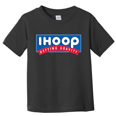 Ihoop I Hoop Defying Gravity Basketball & Basketballer Toddler T-Shirt