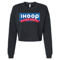 Ihoop I Hoop Defying Gravity Basketball & Basketballer Cropped Pullover Crew