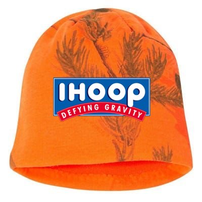 Ihoop I Hoop Defying Gravity Basketball & Basketballer Kati - Camo Knit Beanie