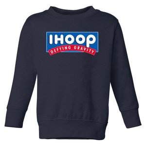 Ihoop I Hoop Defying Gravity Basketball & Basketballer Toddler Sweatshirt