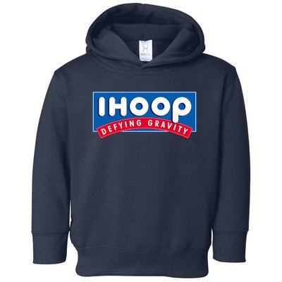 Ihoop I Hoop Defying Gravity Basketball & Basketballer Toddler Hoodie