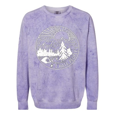 Ihatepeople Colorblast Crewneck Sweatshirt