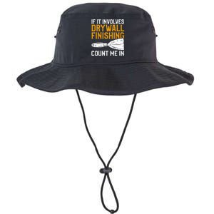 If It Involves Drywall Finishing Count Me In Drywaller Legacy Cool Fit Booney Bucket Hat