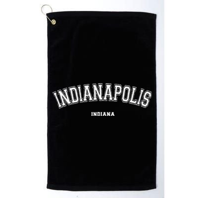 Indianapolis Indiana Platinum Collection Golf Towel