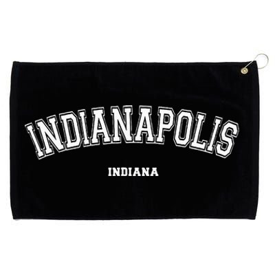 Indianapolis Indiana Grommeted Golf Towel