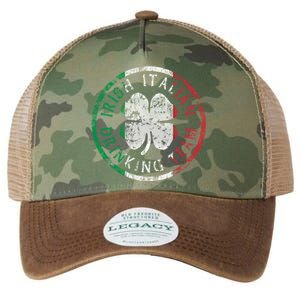 Irish Italian Ing Team Italia Gift Legacy Tie Dye Trucker Hat