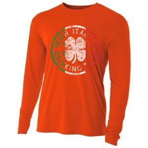 Irish Italian Ing Team Italia Gift Cooling Performance Long Sleeve Crew