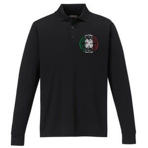 Irish Italian Ing Team Italia Gift Performance Long Sleeve Polo