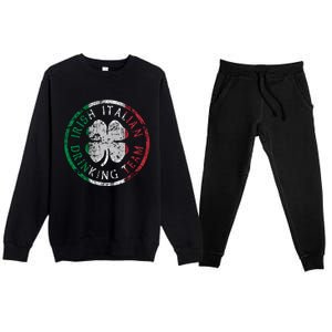 Irish Italian Ing Team Italia Gift Premium Crewneck Sweatsuit Set