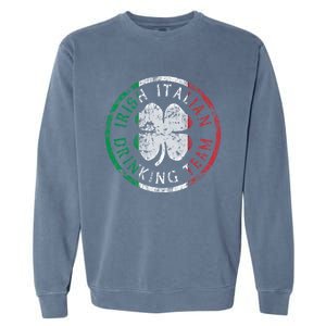 Irish Italian Ing Team Italia Gift Garment-Dyed Sweatshirt