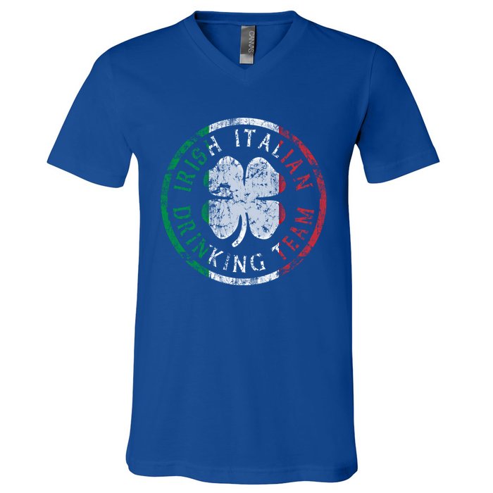 Irish Italian Ing Team Italia Gift V-Neck T-Shirt