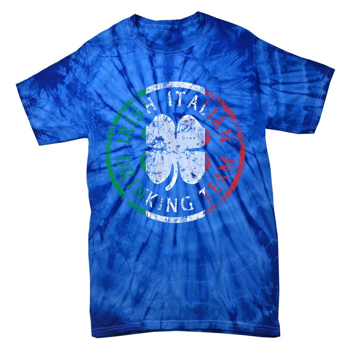 Irish Italian Ing Team Italia Gift Tie-Dye T-Shirt