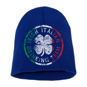 Irish Italian Ing Team Italia Gift Short Acrylic Beanie