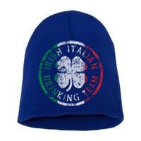 Irish Italian Ing Team Italia Gift Short Acrylic Beanie