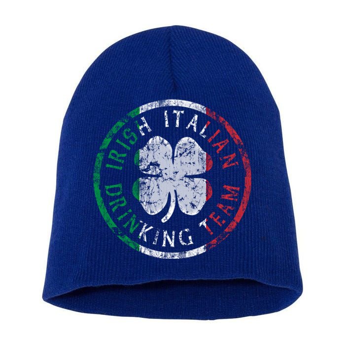 Irish Italian Ing Team Italia Gift Short Acrylic Beanie