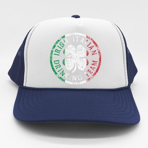 Irish Italian Ing Team Italia Gift Trucker Hat