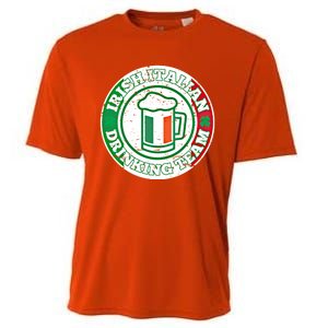 Irish Italian Ing Team Italy Flag St Patrick Humor Gift Cool Gift Cooling Performance Crew T-Shirt