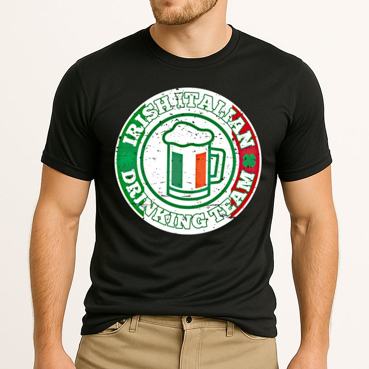 Irish Italian Ing Team Italy Flag St Patrick Humor Gift Cool Gift Cooling Performance Crew T-Shirt