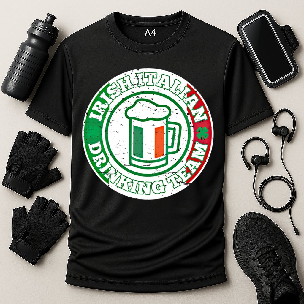 Irish Italian Ing Team Italy Flag St Patrick Humor Gift Cool Gift Cooling Performance Crew T-Shirt