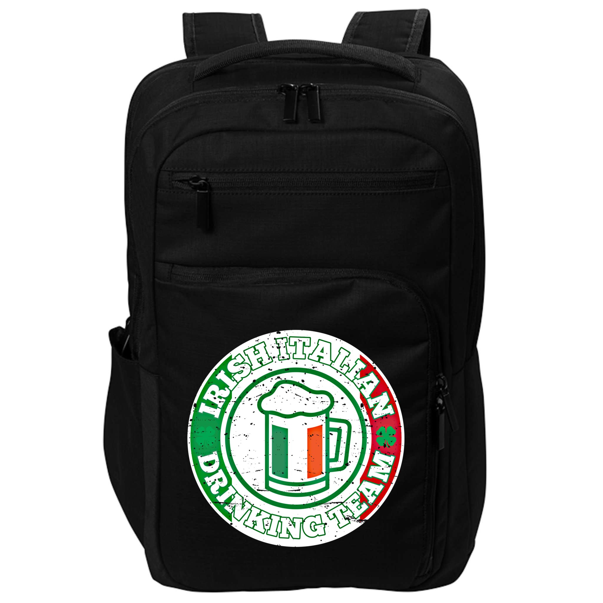 Irish Italian Ing Team Italy Flag St Patrick Humor Gift Cool Gift Impact Tech Backpack