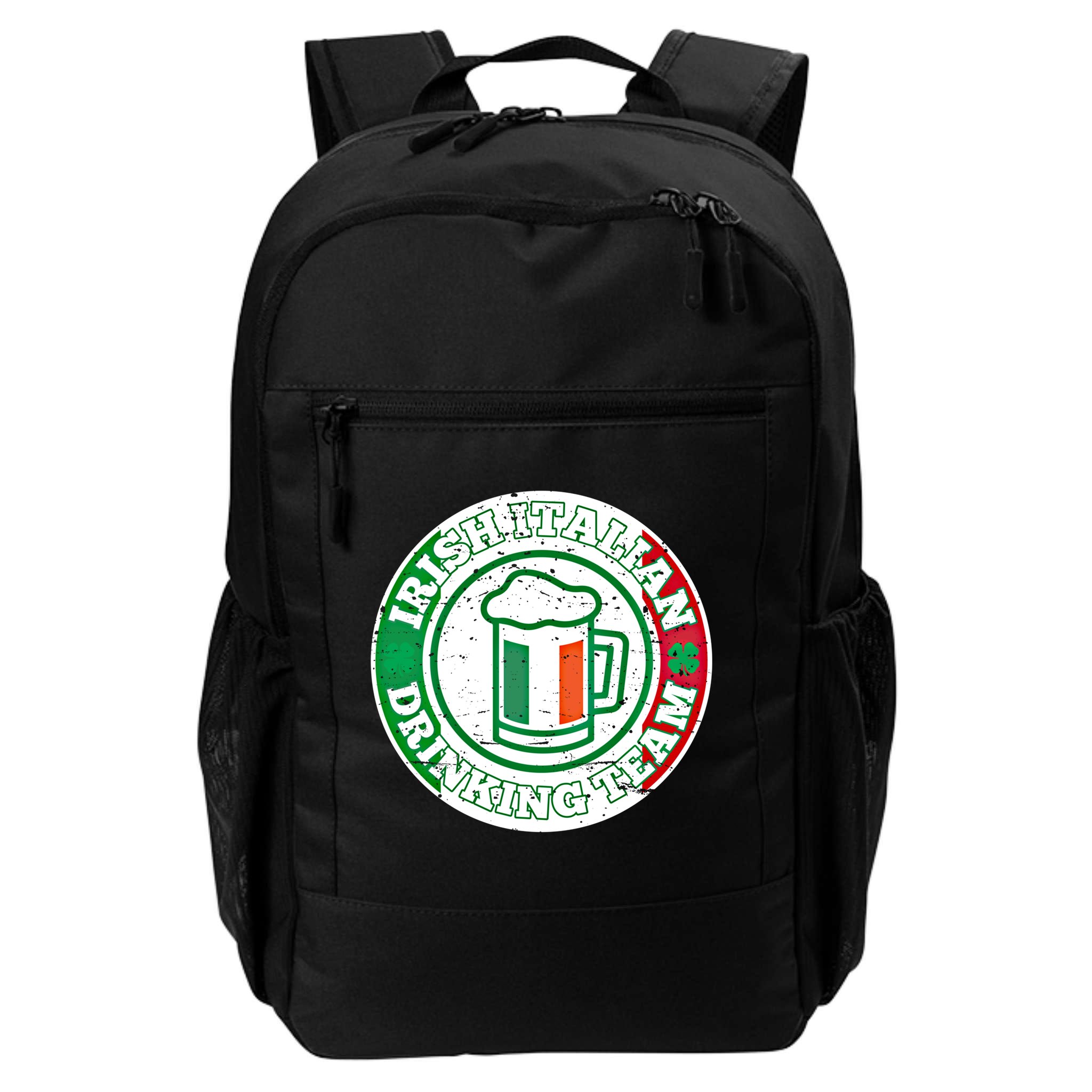 Irish Italian Ing Team Italy Flag St Patrick Humor Gift Cool Gift Backpack