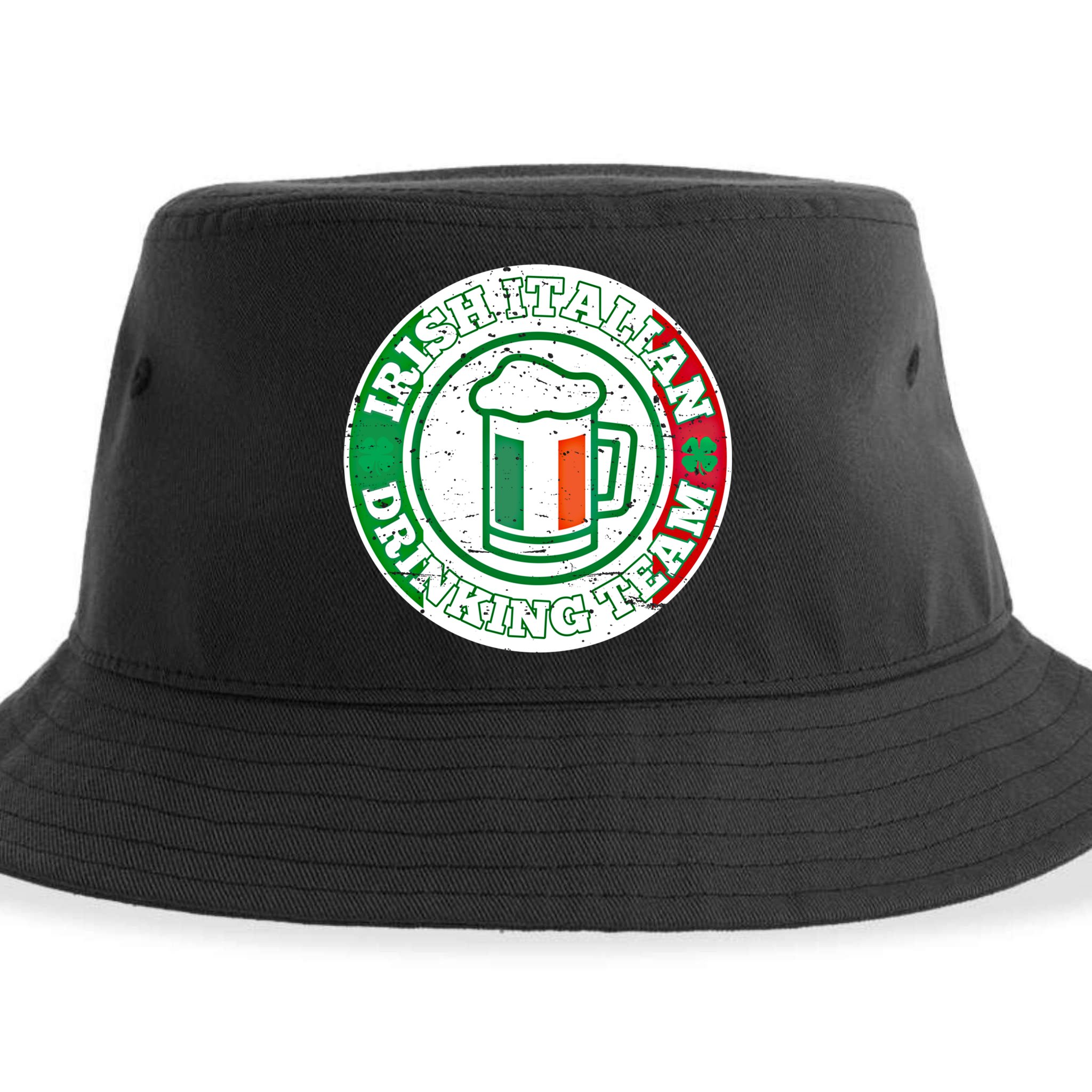 Irish Italian Ing Team Italy Flag St Patrick Humor Gift Cool Gift Sustainable Bucket Hat