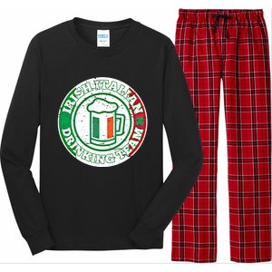 Irish Italian Ing Team Italy Flag St Patrick Humor Gift Cool Gift Long Sleeve Pajama Set