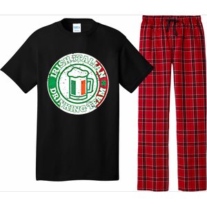 Irish Italian Ing Team Italy Flag St Patrick Humor Gift Cool Gift Pajama Set