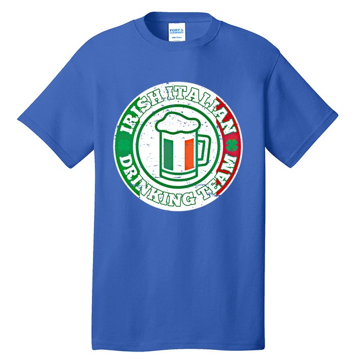 Irish Italian Ing Team Italy Flag St Patrick Humor Gift Cool Gift Tall T-Shirt