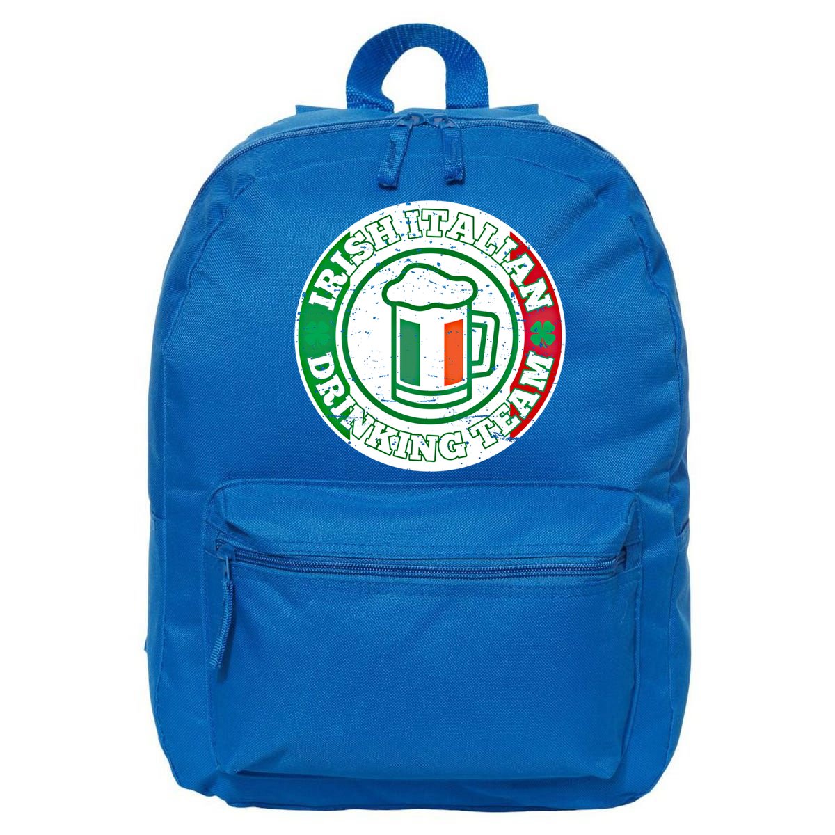 Irish Italian Ing Team Italy Flag St Patrick Humor Gift Cool Gift 16 in Basic Backpack