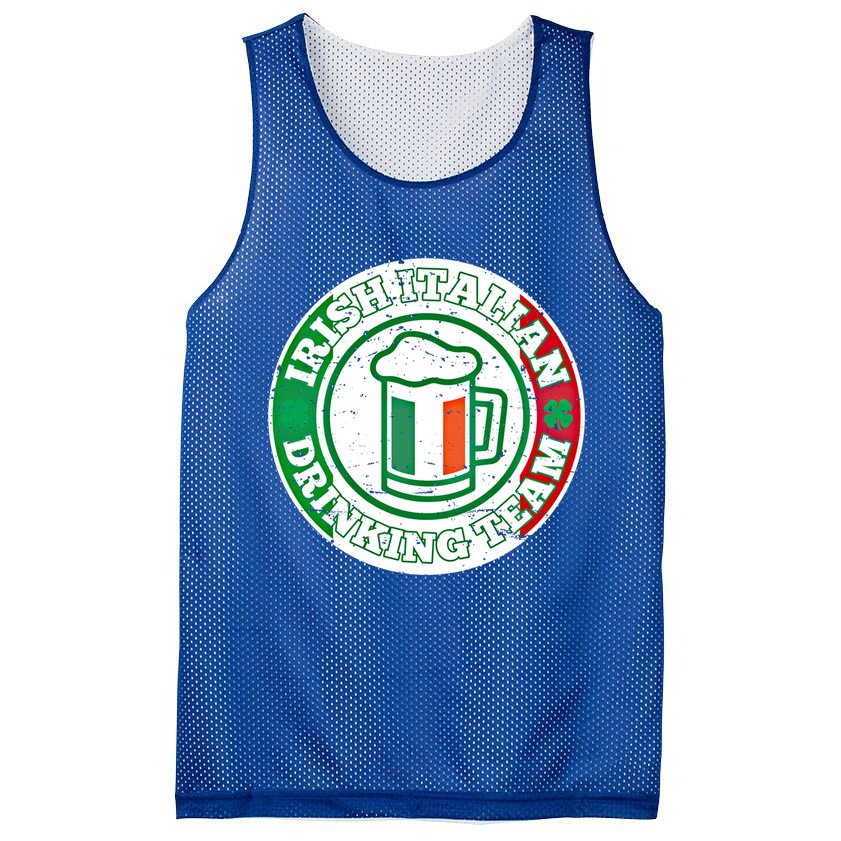 Irish Italian Ing Team Italy Flag St Patrick Humor Gift Cool Gift Mesh Reversible Basketball Jersey Tank