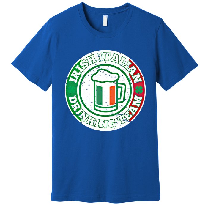 Irish Italian Ing Team Italy Flag St Patrick Humor Gift Cool Gift Premium T-Shirt