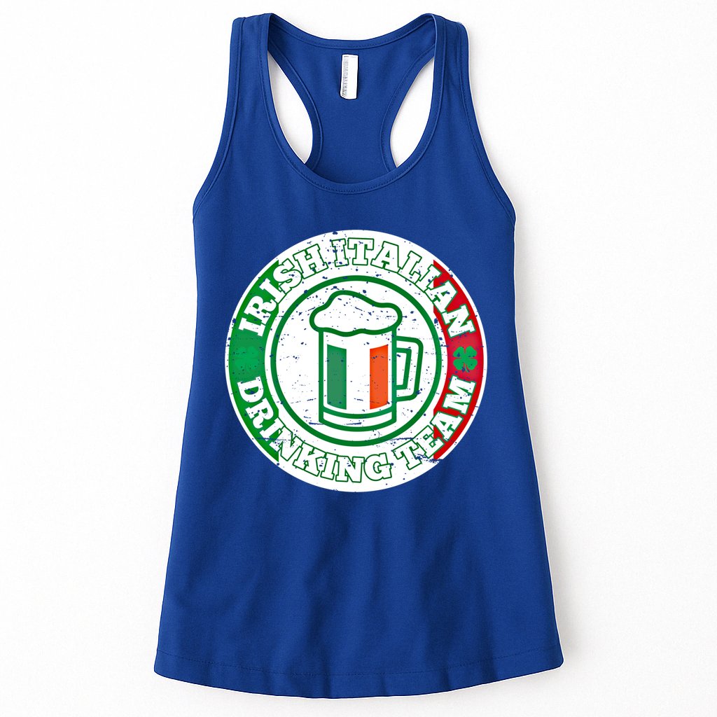 Irish Italian Ing Team Italy Flag St Patrick Humor Gift Cool Gift Womens Tank Top