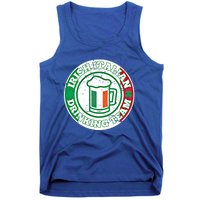 Irish Italian Ing Team Italy Flag St Patrick Humor Gift Cool Gift Tank Top