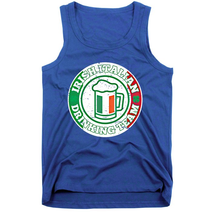 Irish Italian Ing Team Italy Flag St Patrick Humor Gift Cool Gift Tank Top